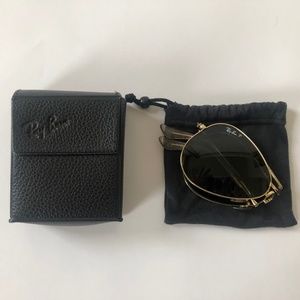 Ray-Ban Collapsible Aviator Sunglasses